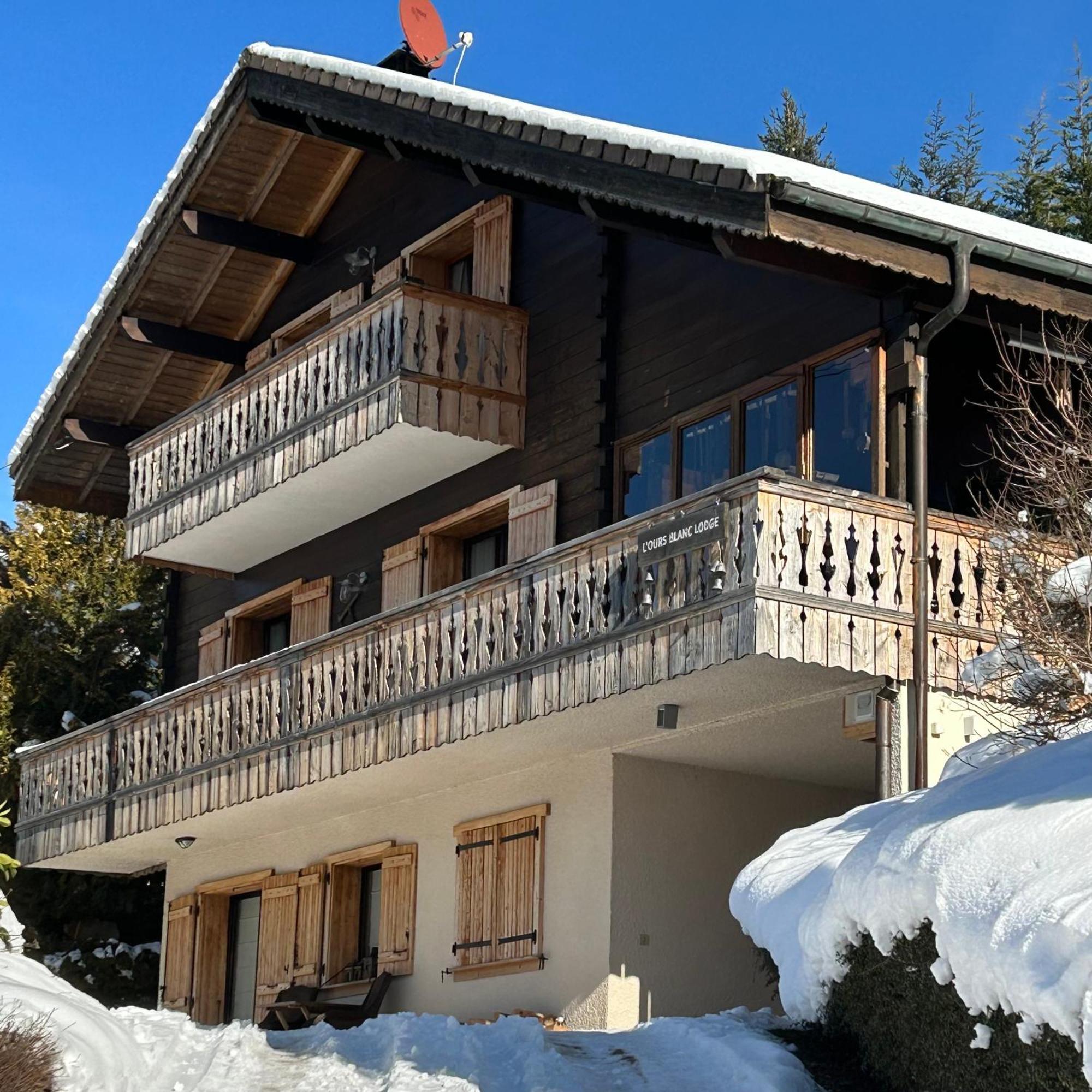 L'Ours Blanc Lodge Le Biot エクステリア 写真